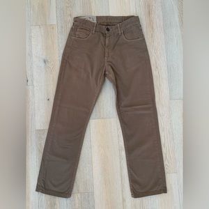 Billy Reid - Men’s cotton twill 5 pocket pant - Brown